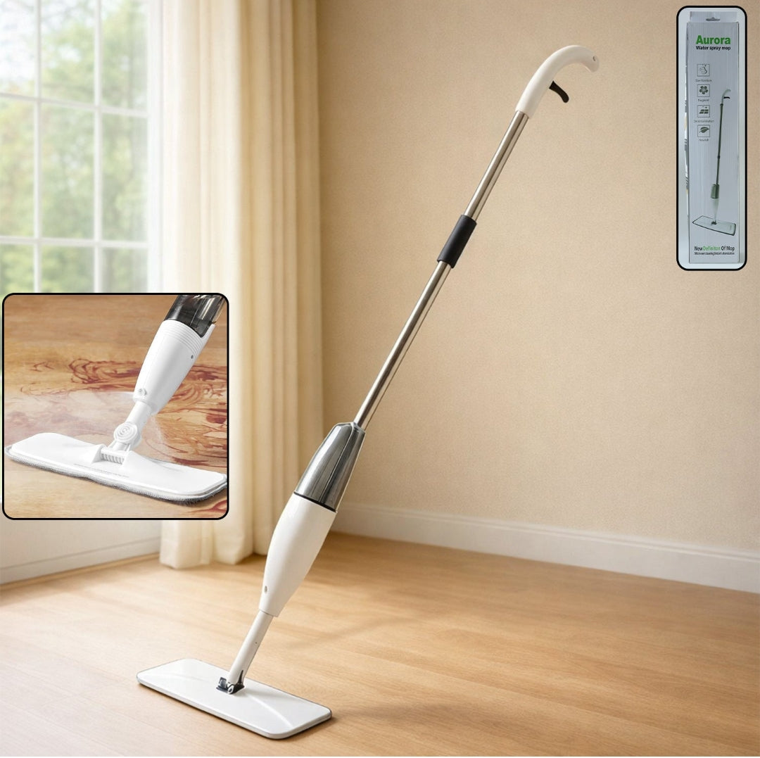 Spray Mop – Lightweight Floor Cleaning System with Reusable Microfiber Pad