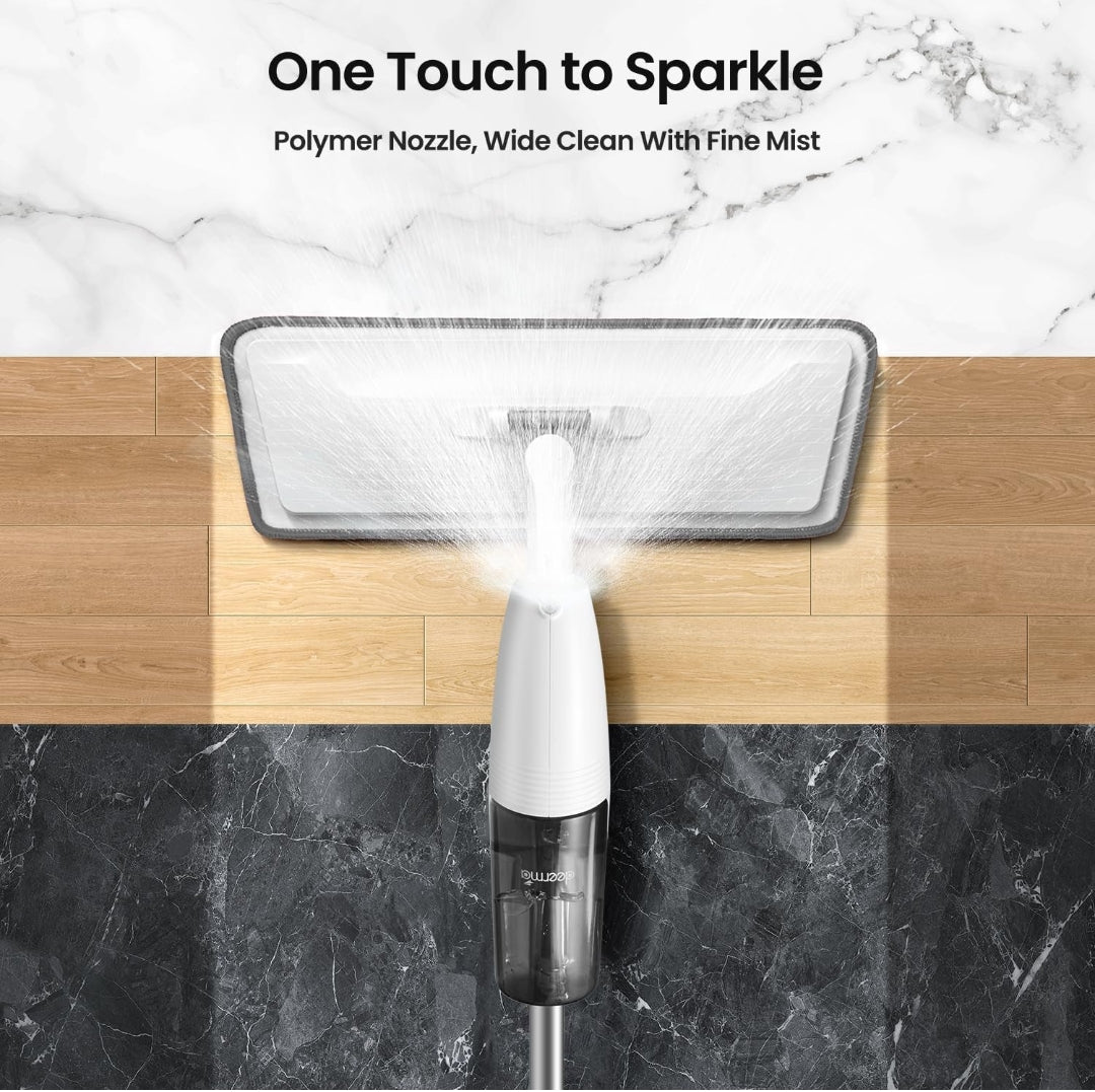 Spray Mop – Lightweight Floor Cleaning System with Reusable Microfiber Pad