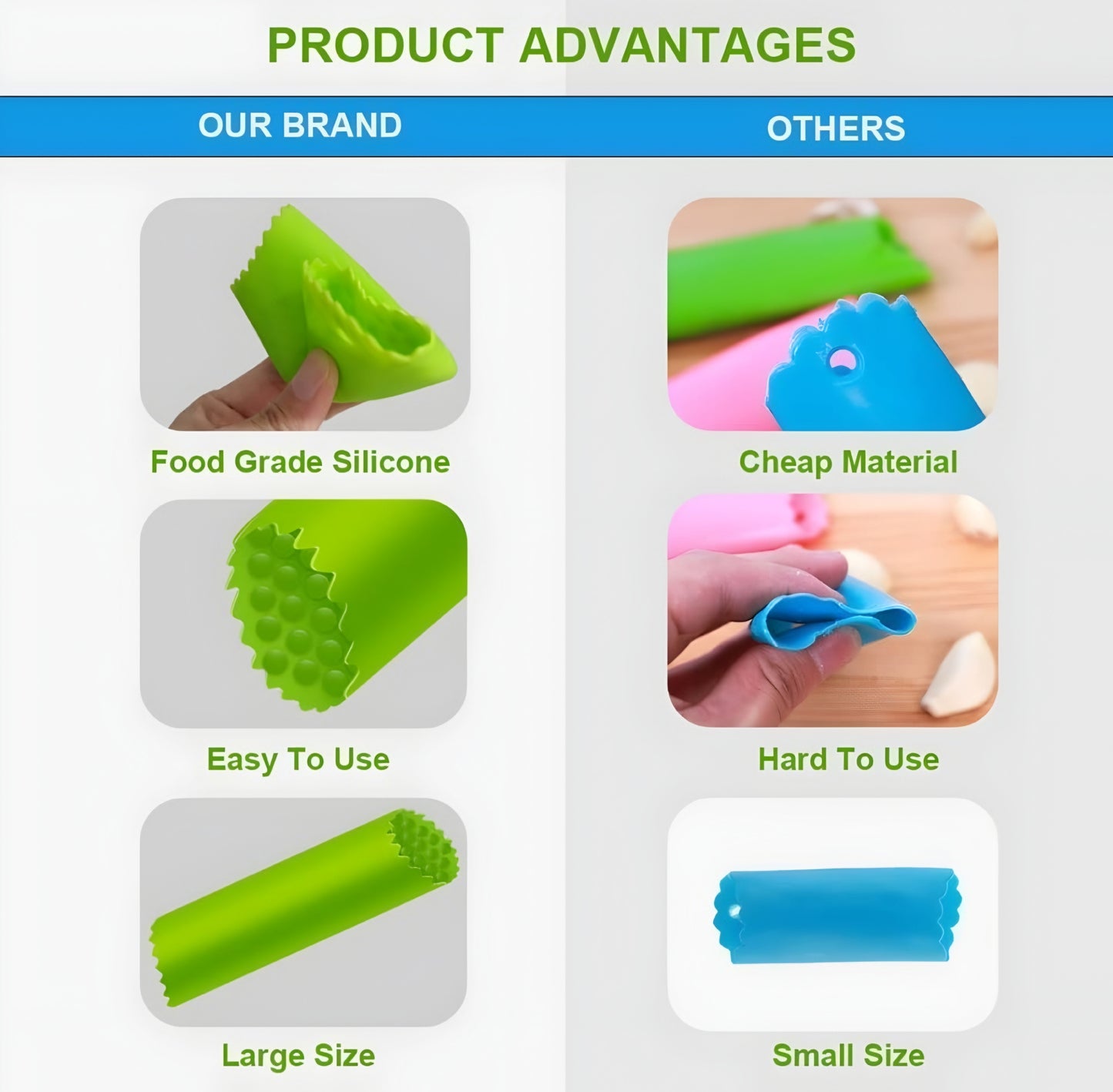 Silicone Garlic Peeler Roller
