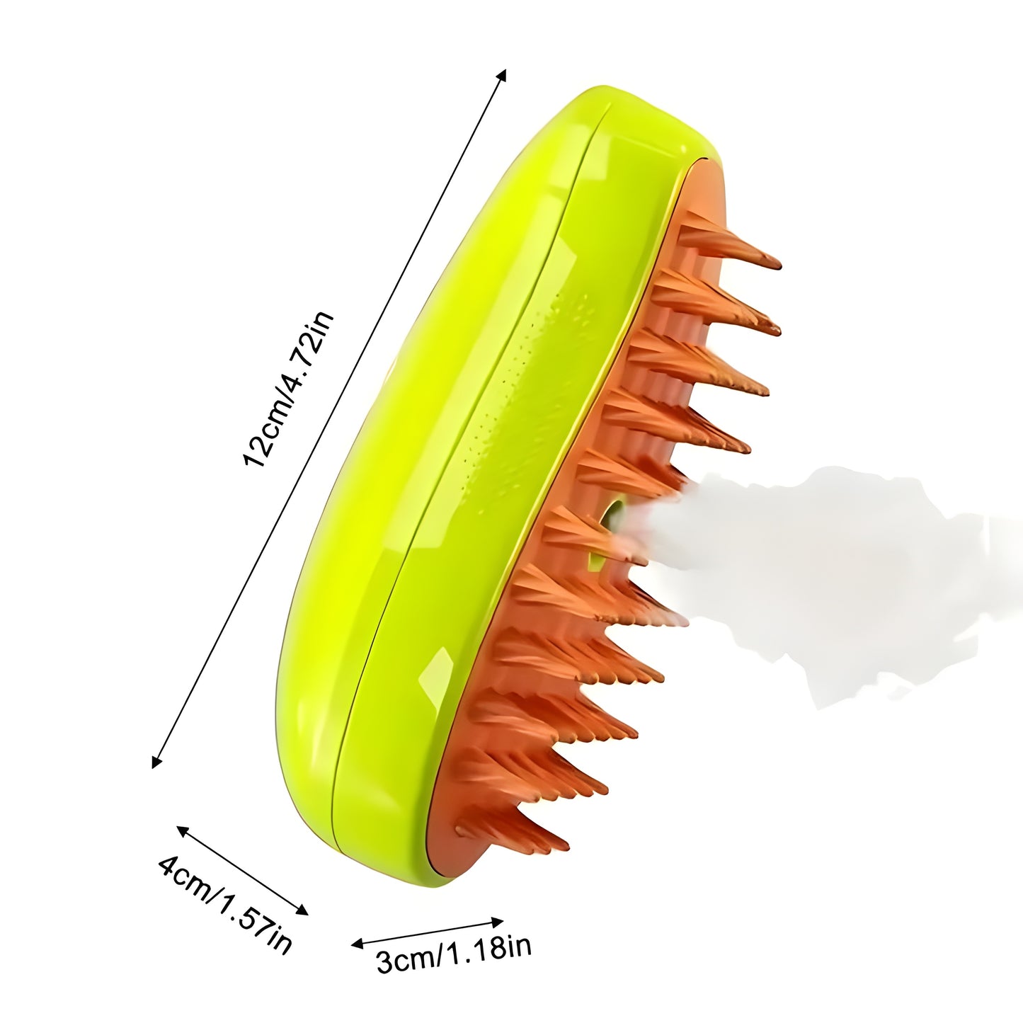 3-in-1 Electric Pet Steamer Brush for Cats & Dogs